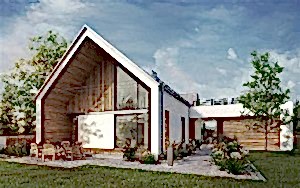 Дом из блоков